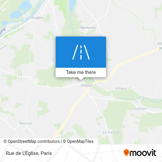 Rue de L'Église map