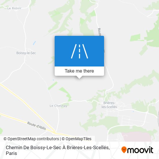 Chemin De Boissy-Le-Sec À Brières-Les-Scellés map