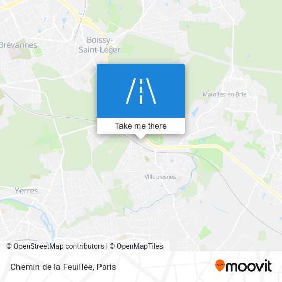 Chemin de la Feuillée map