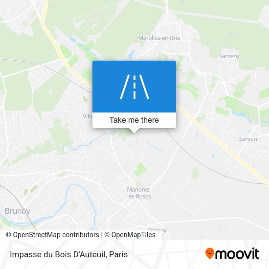 Impasse du Bois D'Auteuil map