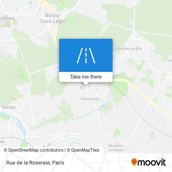 Rue de la Roseraie map