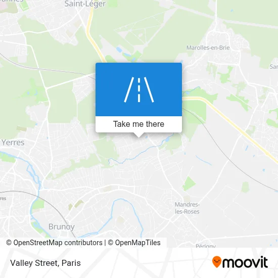 Rue de la Vallée map