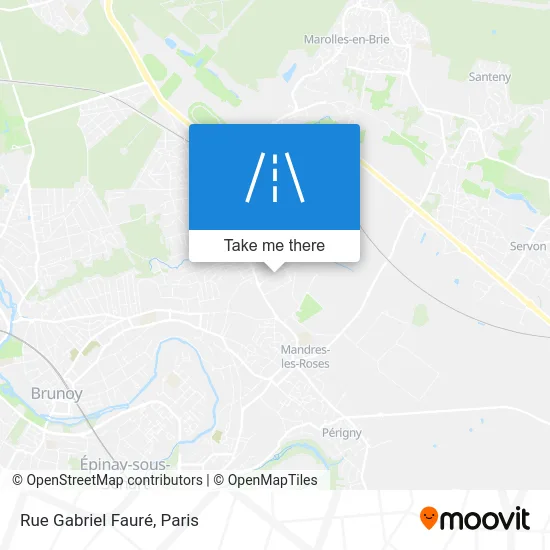 Rue Gabriel Fauré map