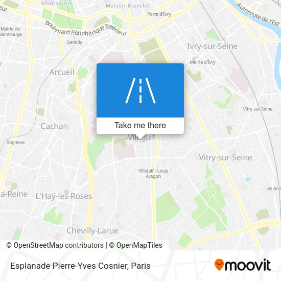 Esplanade Pierre-Yves Cosnier map