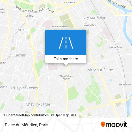 Place du Méridien map