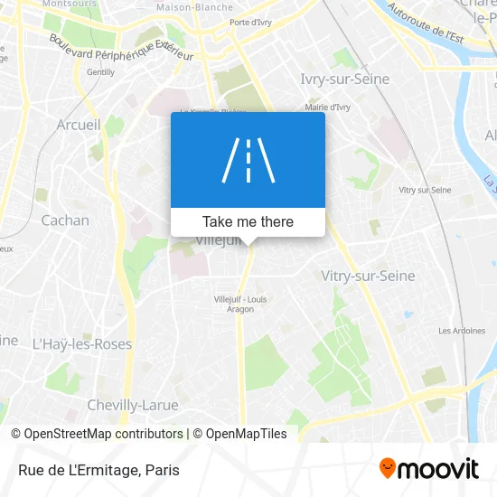 Rue de L'Ermitage map