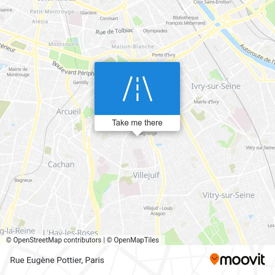 Rue Eugène Pottier map