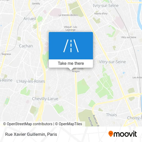 Rue Xavier Guillemin map