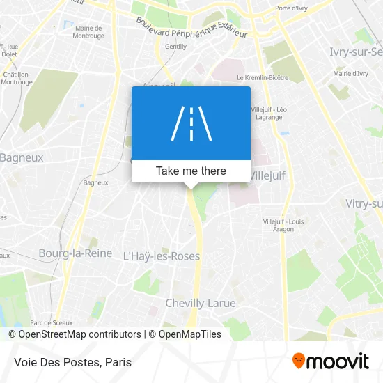 Voie Des Postes map