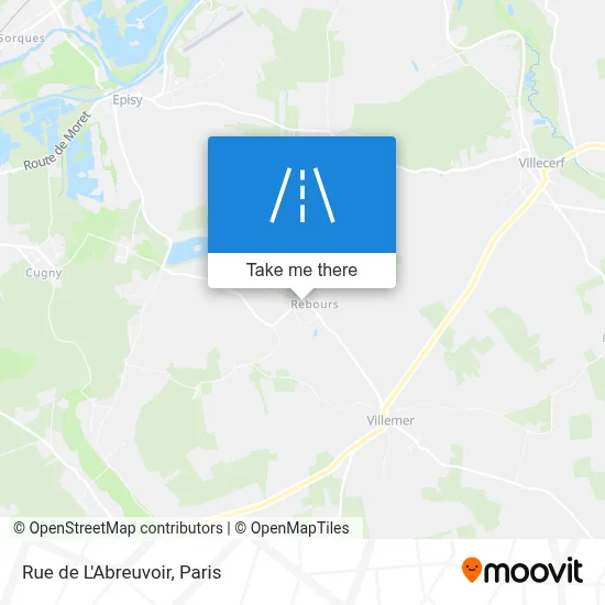 Rue de L'Abreuvoir map