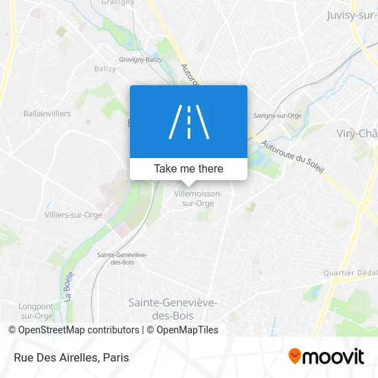 Rue Des Airelles map