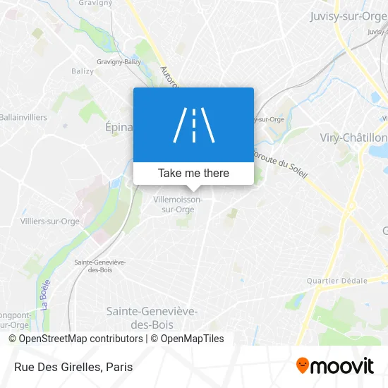 Rue Des Girelles map