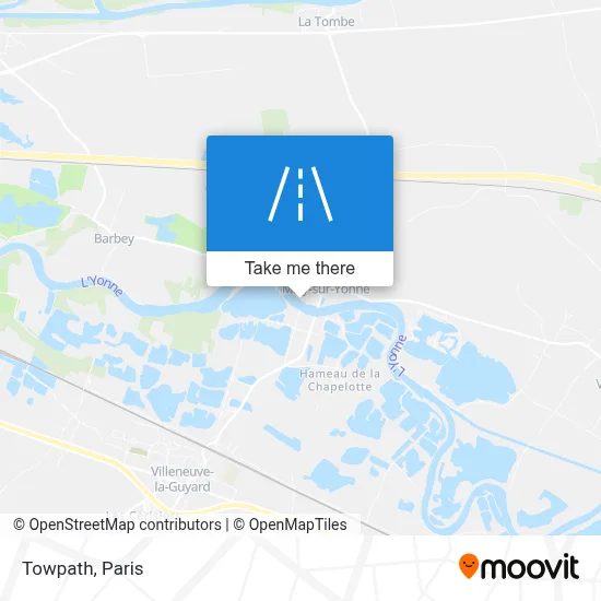 Chemin de Halage map