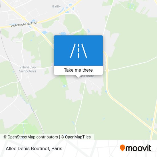 Allée Denis Boutinot map