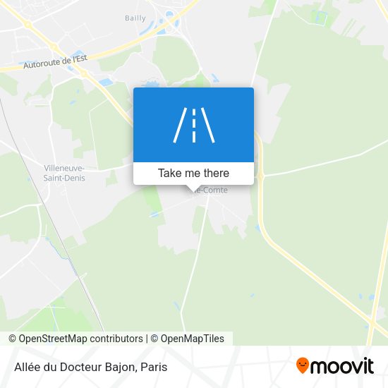 Allée du Docteur Bajon map
