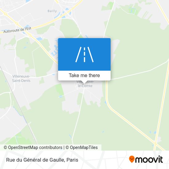 Rue du Général de Gaulle map
