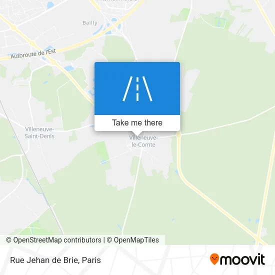 Rue Jehan de Brie map