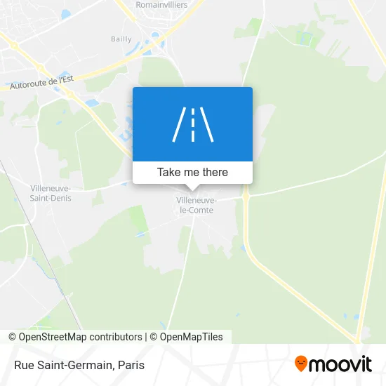 Rue Saint-Germain map