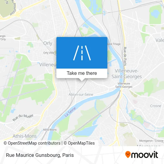 Rue Maurice Gunsbourg map