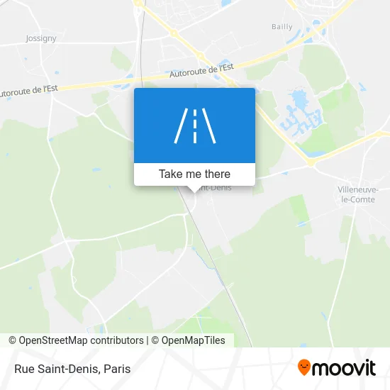 Rue Saint-Denis map
