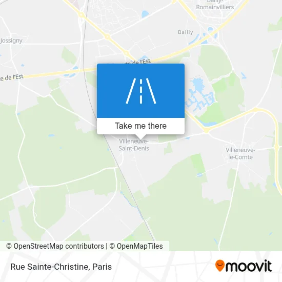 Rue Sainte-Christine map