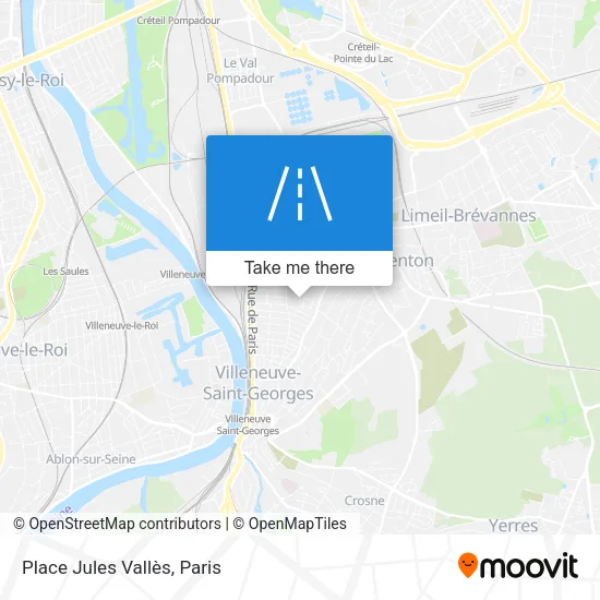Place Jules Vallès map
