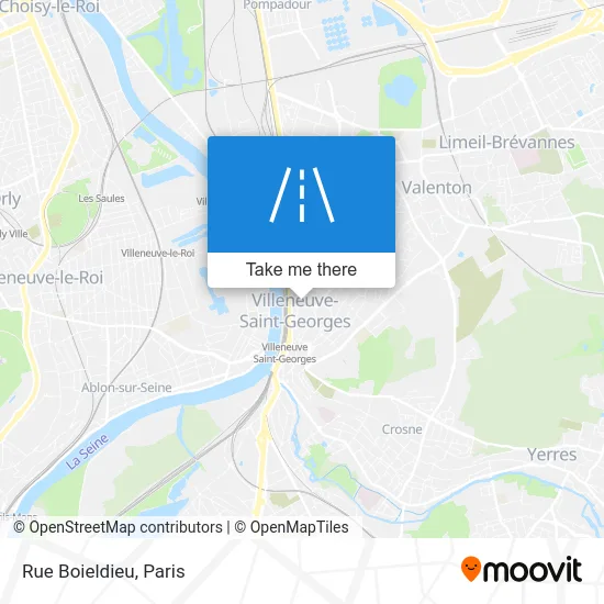 Mapa Rue Boieldieu