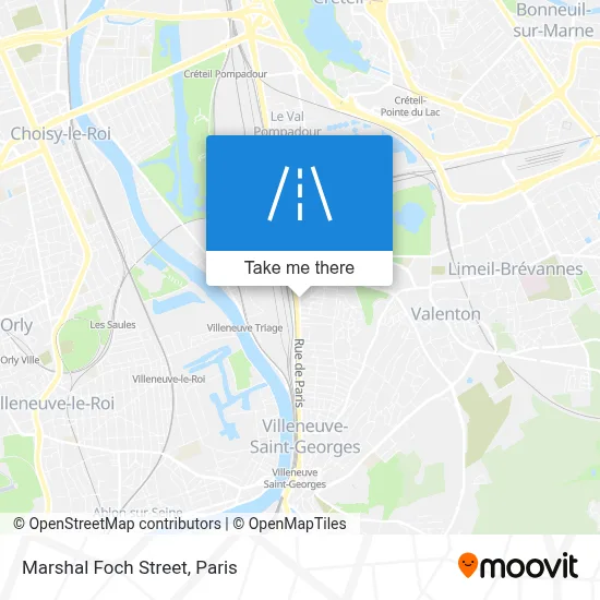 Rue du Maréchal Foch map