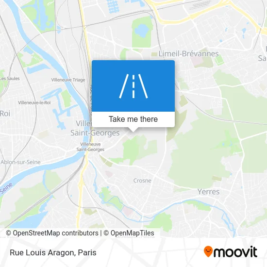 Rue Louis Aragon map