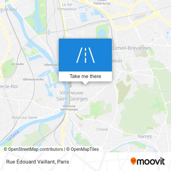 Rue Édouard Vaillant map