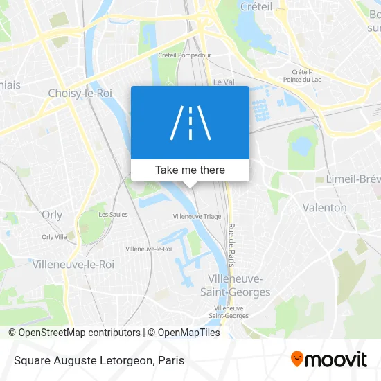 Square Auguste Letorgeon map