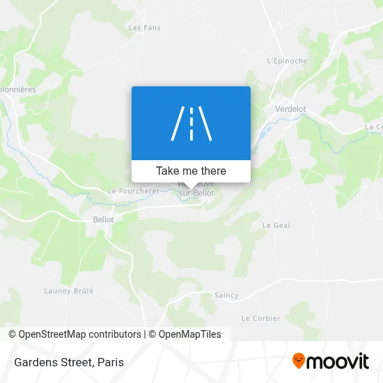 Rue Des Jardins map