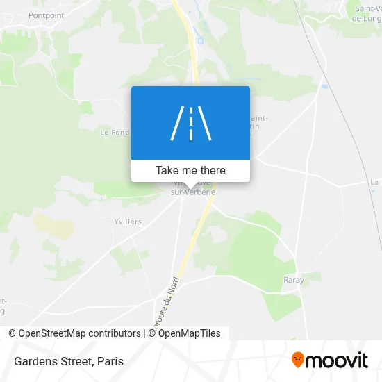 Rue Des Jardins map