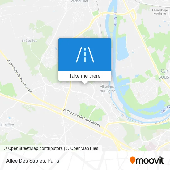 Allée Des Sables map