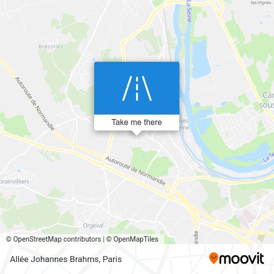 Allée Johannes Brahms map