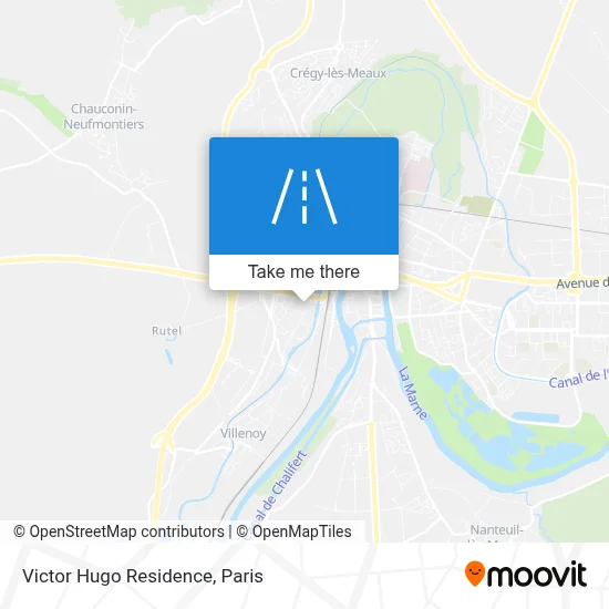 Résidence Victor Hugo map