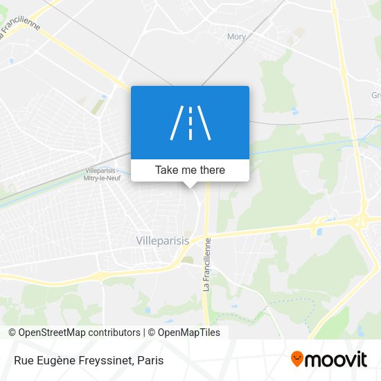 Rue Eugène Freyssinet map