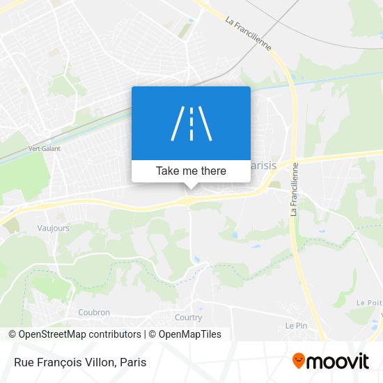 Rue François Villon map