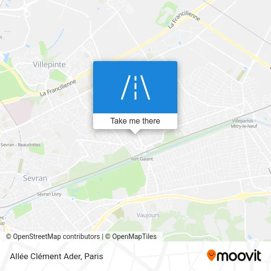 Allée Clément Ader map