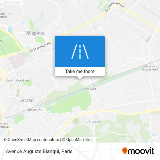 Avenue Auguste Blanqui map
