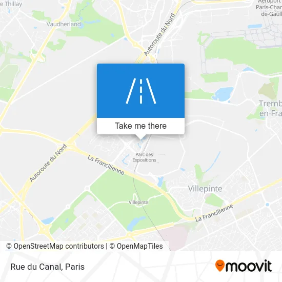Rue du Canal map