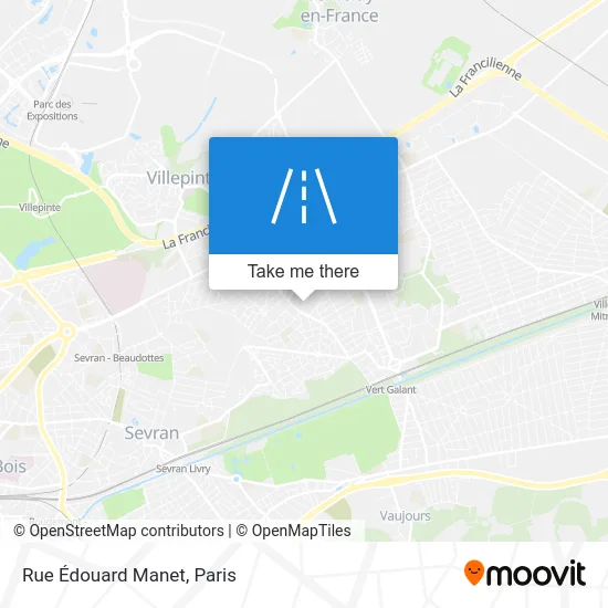 Rue Édouard Manet map