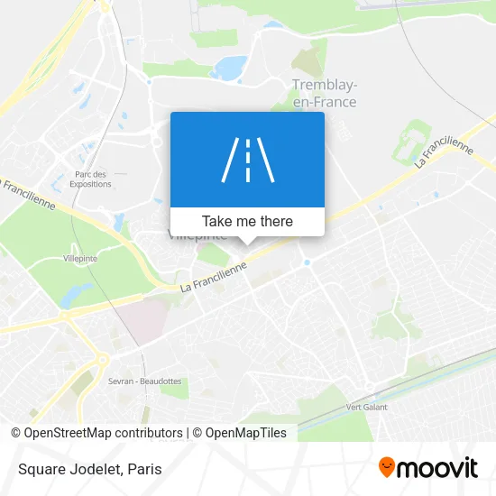 Square Jodelet map