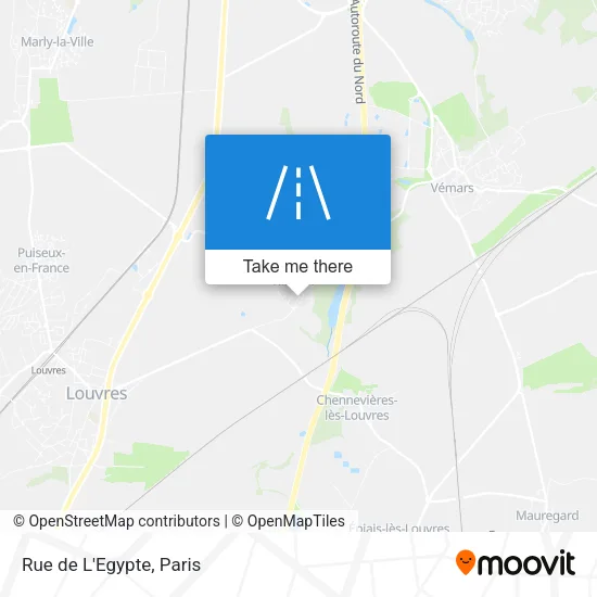 Mapa Rue de L'Egypte