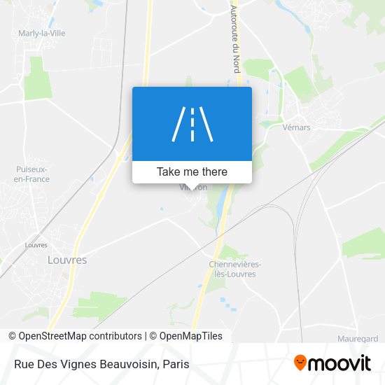 Rue Des Vignes Beauvoisin map