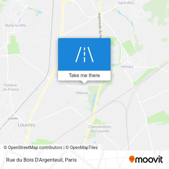 Rue du Bois D'Argenteuil map