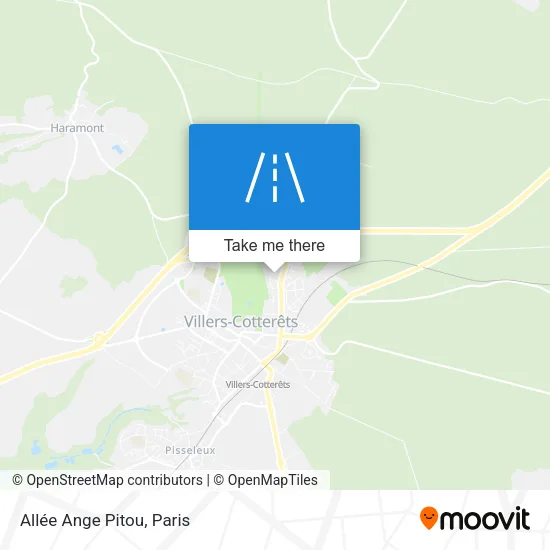 Mapa Allée Ange Pitou