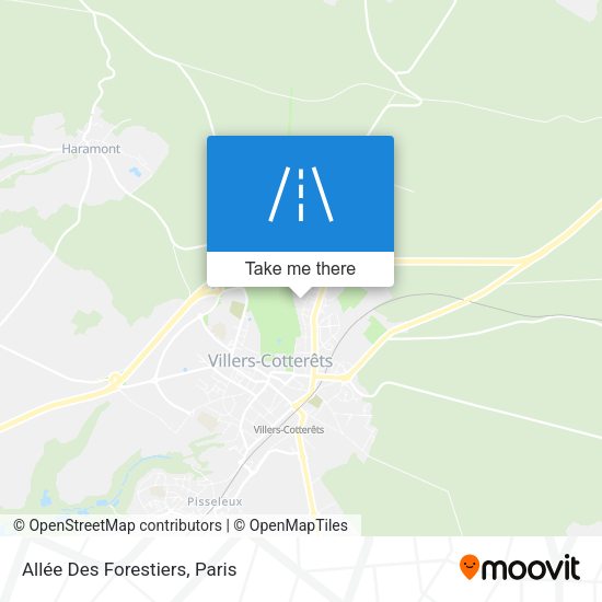 Allée Des Forestiers map