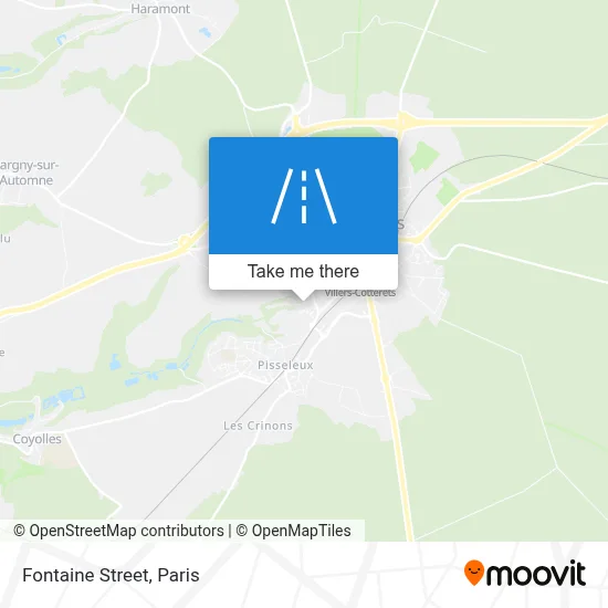 Rue De La Fontaine map