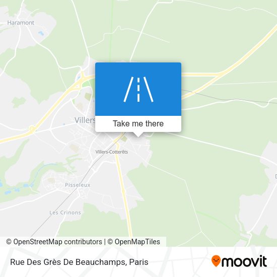 Rue Des Grès De Beauchamps map